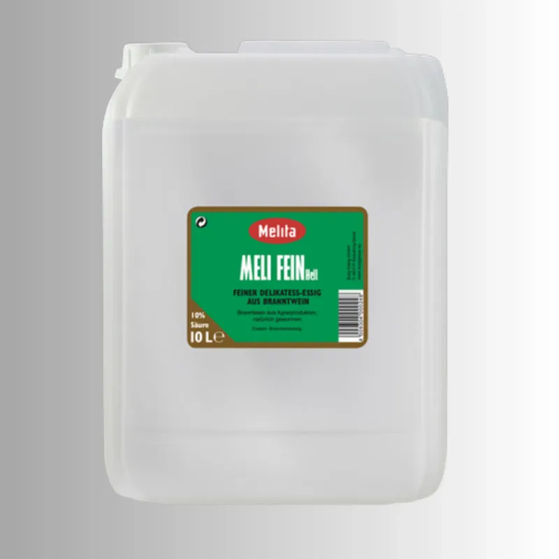 Kanister Melita Meli Fein hell, Branntweinessig mit 10 % Säure, 10 Liter