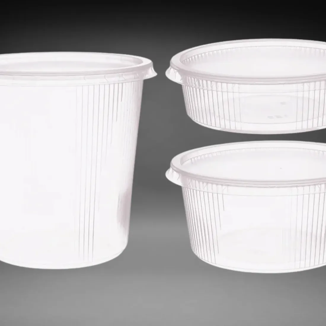 Verpackungsbecher rund 500ml mit Deckel
