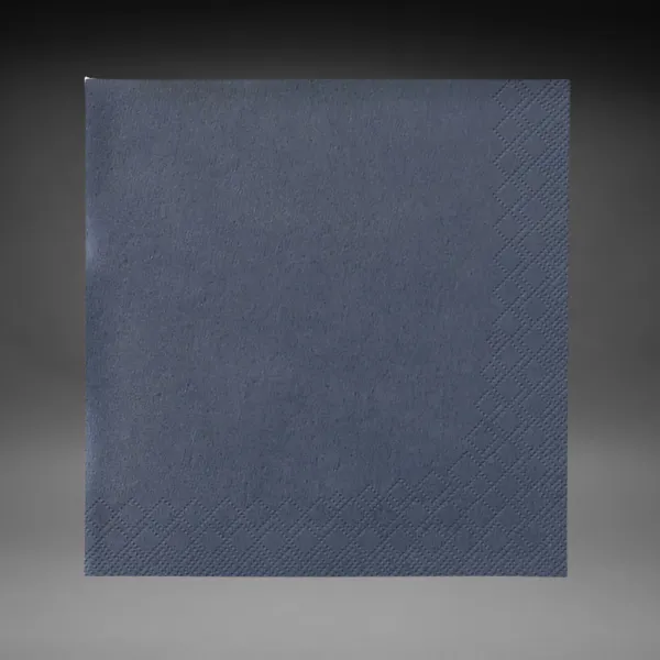 Serviette blau 1/4 Falz