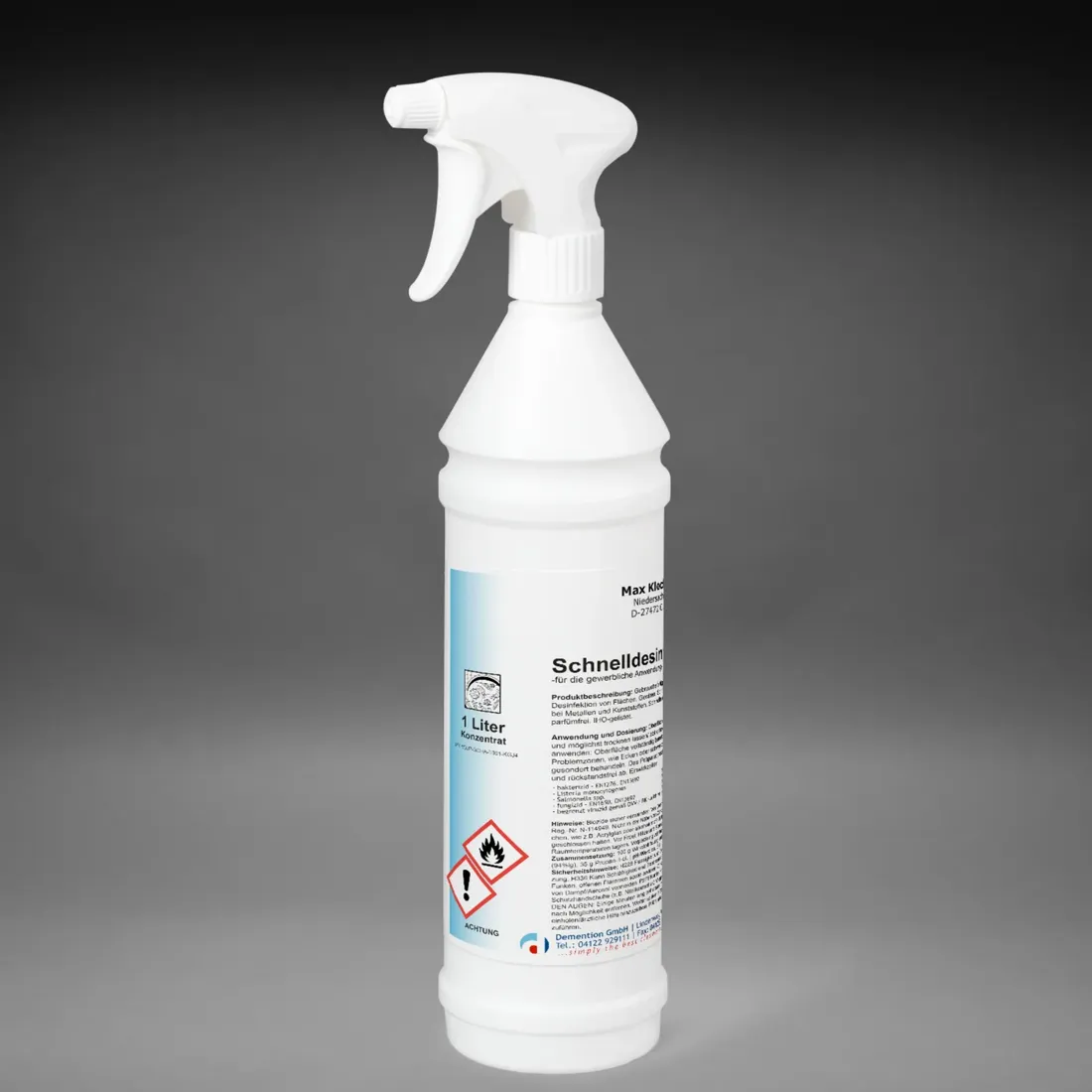 Schnelldesinfektion Sprühflasche 1L