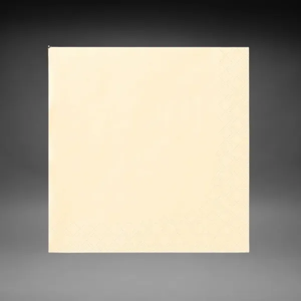 Serviette creme 1/4 Falz