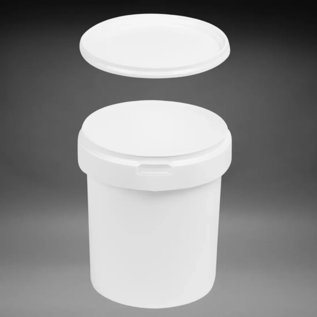 Rundeimer 11,3 L weiß
