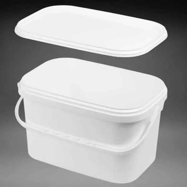 Deckel für Rechteckeimer 6.2L transparent