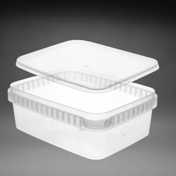 Rechteckschale 1000g transparent
